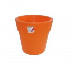 870-19 Pot Linéa Orange D20xh18.5cm