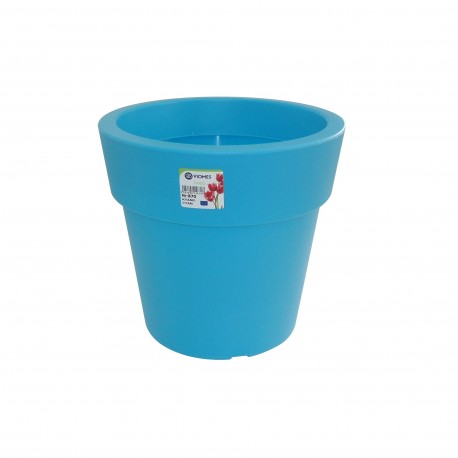 871-15 Pot Linéa Cyan D25xh24cm