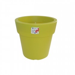 871-12 Pot Linéa Chartreuse D25xh24cm