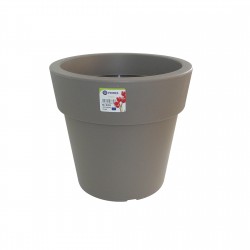 871-26 Pot Linéa Taupe D25xh24cm