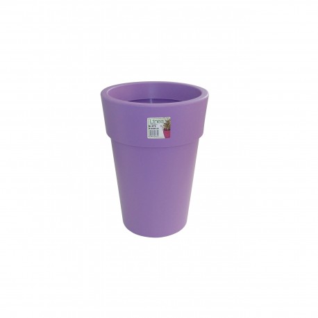 879-16 Pot Linéa haut Purple D16xh22cm