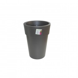 879-25 Pot Linéa haut Anthracite D16xh22cm