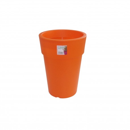 880-19 Pot Linéa haut Orange D20xh26cm