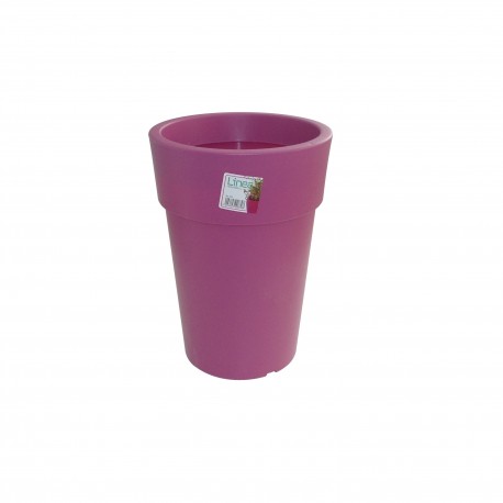 880-21 Pot Linéa haut violet D20xh26cm