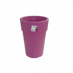 881-21 Pot Linéa haut violet D25xh34cm