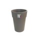 881-26 Pot Linéa haut taupe D25xh34cm