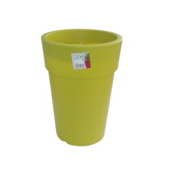 882-12 Pot Linéa haut Chartreuse D30xh41cm