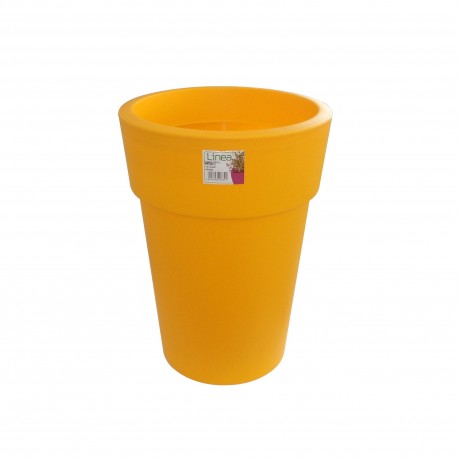 882-20 Pot Linéa haut Yellow D30xh41cm