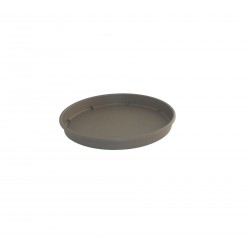 890-26 Soucoupe Linéa taupe D16 cm pour 860/870/880