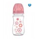 35/217 rose Biberon anticolique a col large 240ml PP nouveau né BPA0%