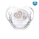 22/565 beige Sucette orthodontique silicone nouveau né 0-6M+ hearts