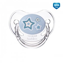 22/566 bleu Sucette orthodontique silicone nouveau né 6-18M+stars